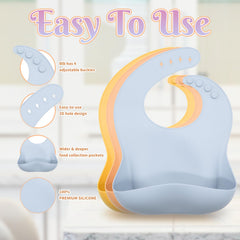 CHCC silicone baby feeding set plates designed for little hands and easy feeding.