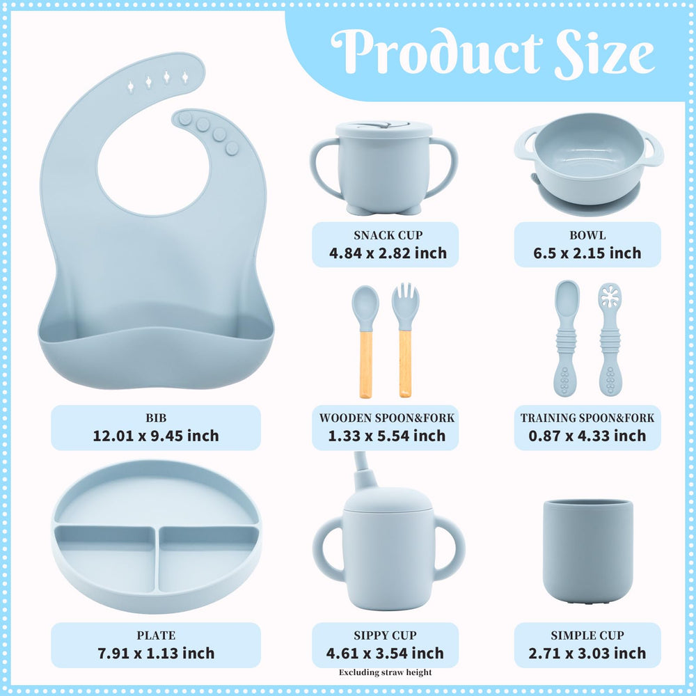 CHCC silicone bib with deep pocket catches dropped food