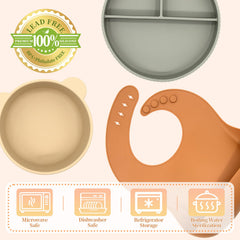 CHCC silicone plate image focusing on reliable self-feeding stability and stain-free cleanup