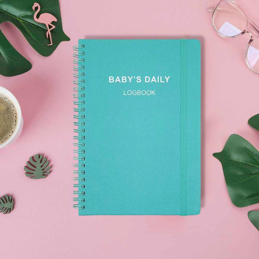 Cheericome Baby's Daily Log Book sleep, diaper, and activity tracking for routines.