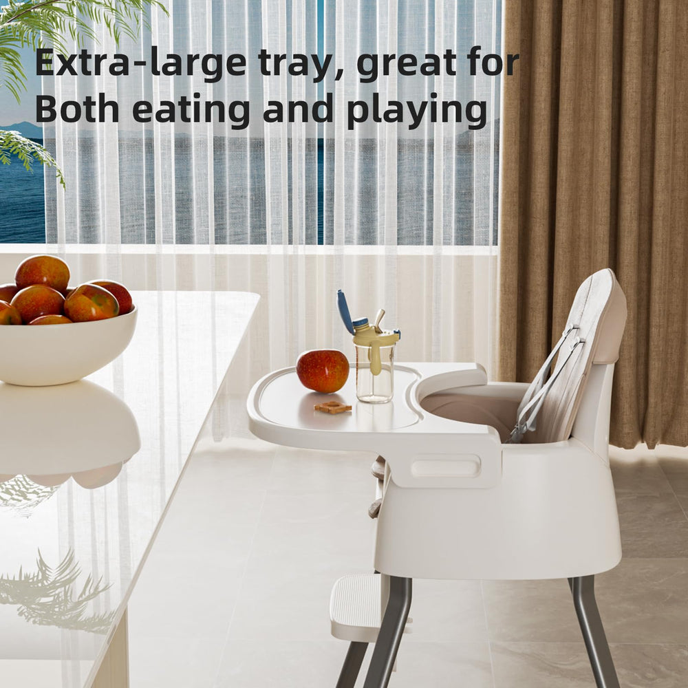 CheerKid highchair cushion is machine-washable for quick cleanup after messy meals.