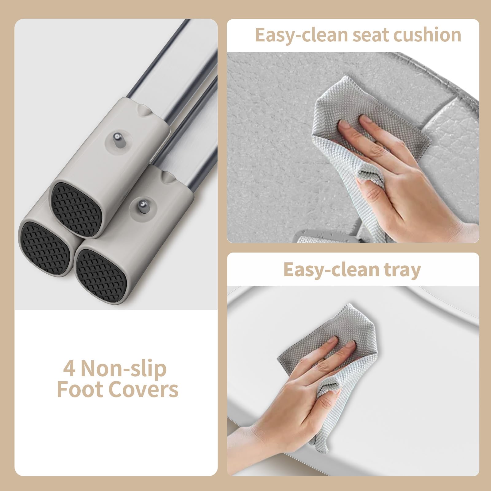 CheerKid portable highchair at table for sit-up meals