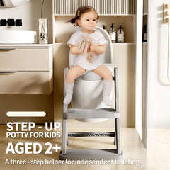 CheerKid potty seat with stable-x-structure stays wobble-free for confident training sessions.