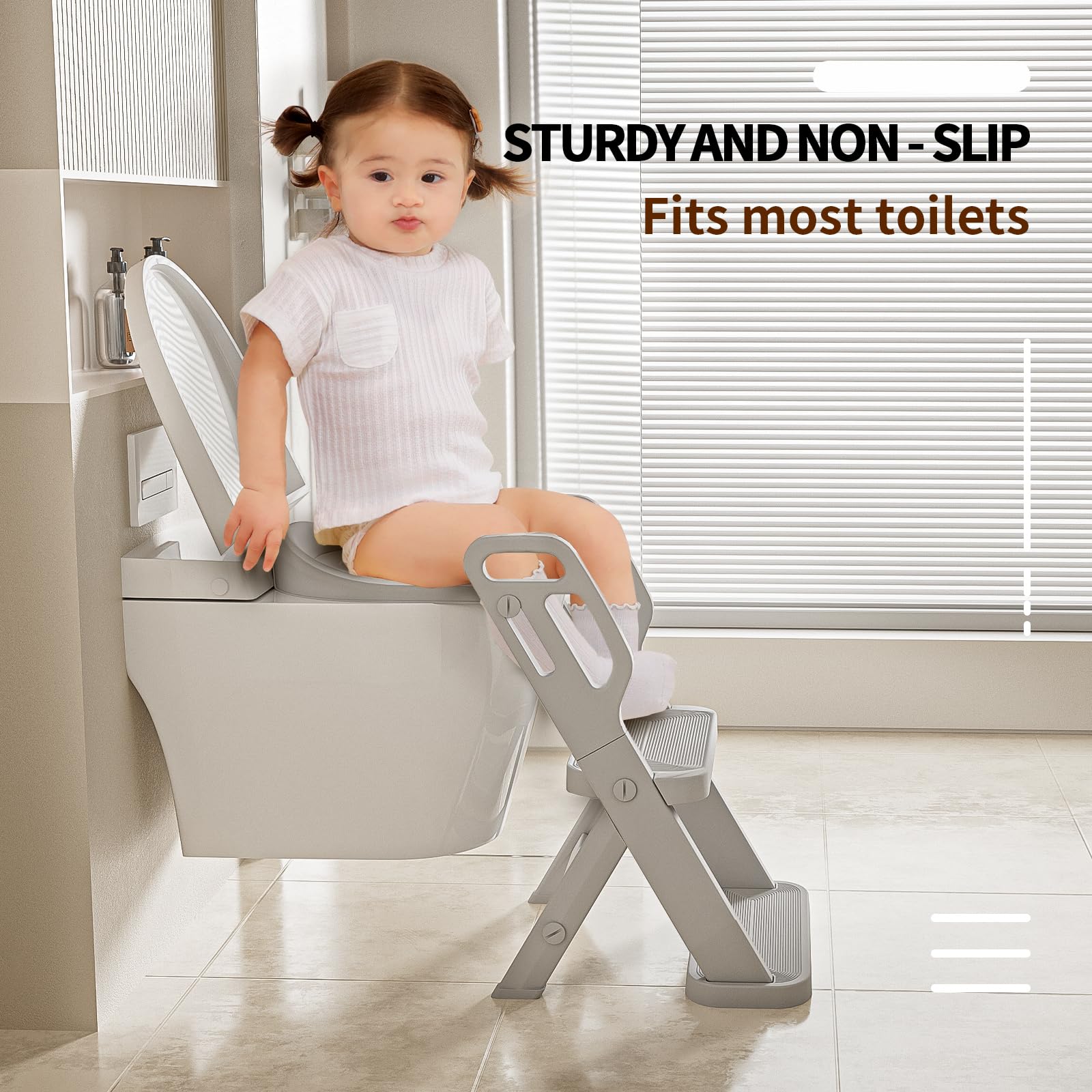 CheerKid soft-pu-cushion-potty-seat provides gentle comfort for sensitive skin.