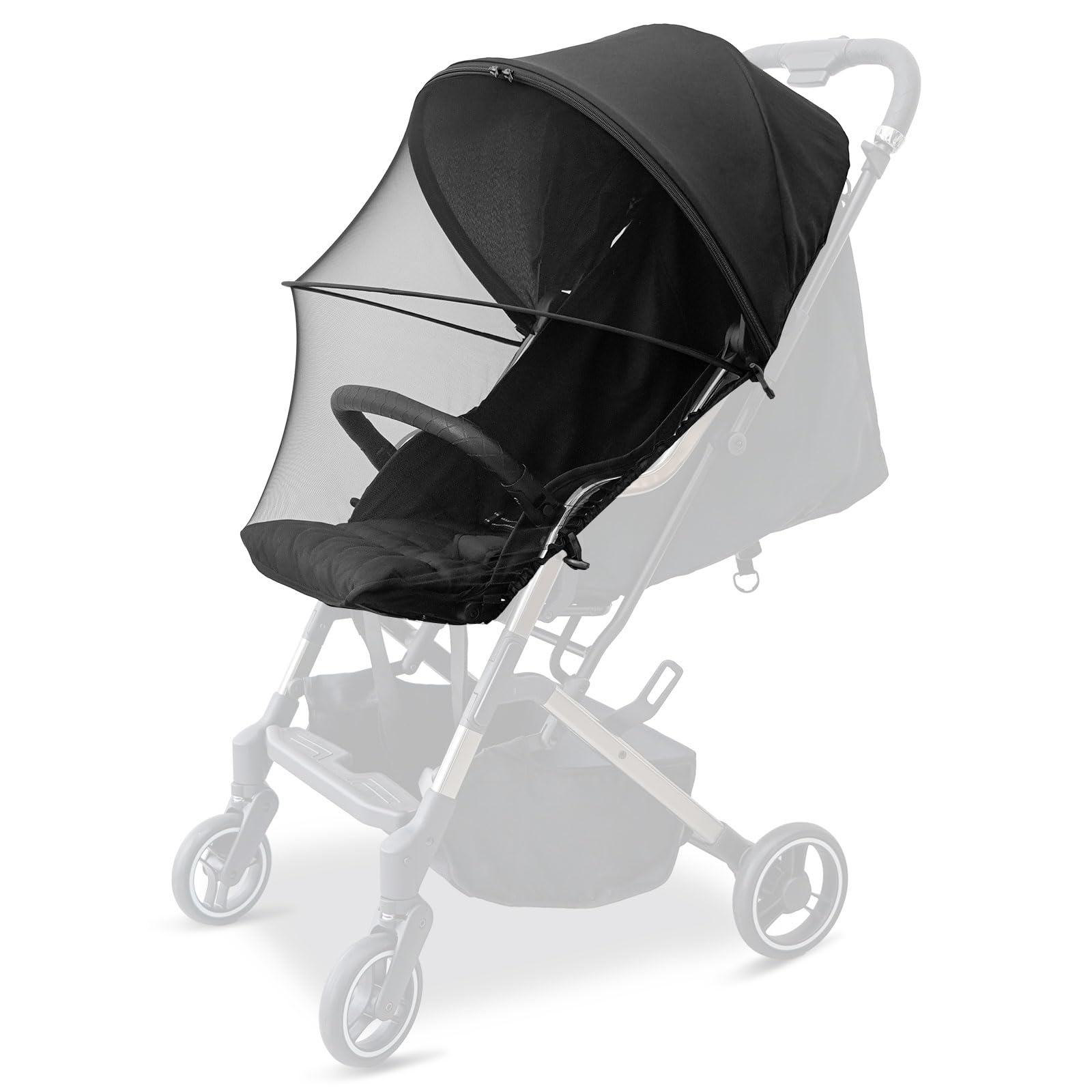 Cheermomo 2-in-1 stroller cover UV shade protects baby during sunny park visits