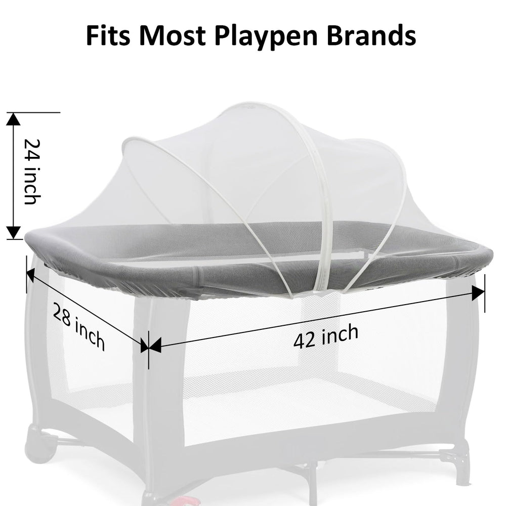 Cheermomo Pack N Play Cover quick setup with no tools required.