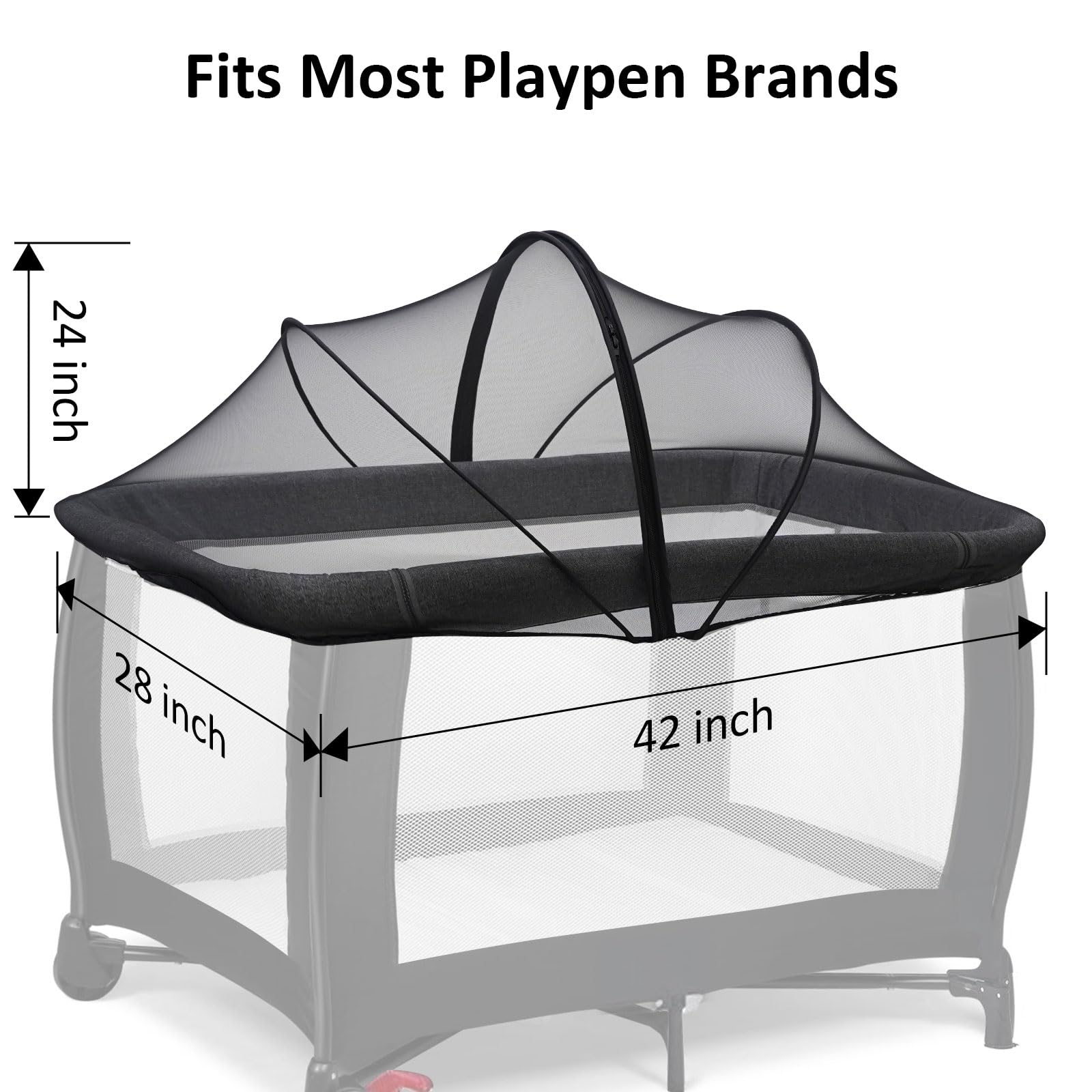 Cheermomo Pack n Play Cover offers full coverage for versatile play environments.