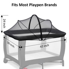 Cheermomo Pack n Play Cover offers full coverage for versatile play environments.