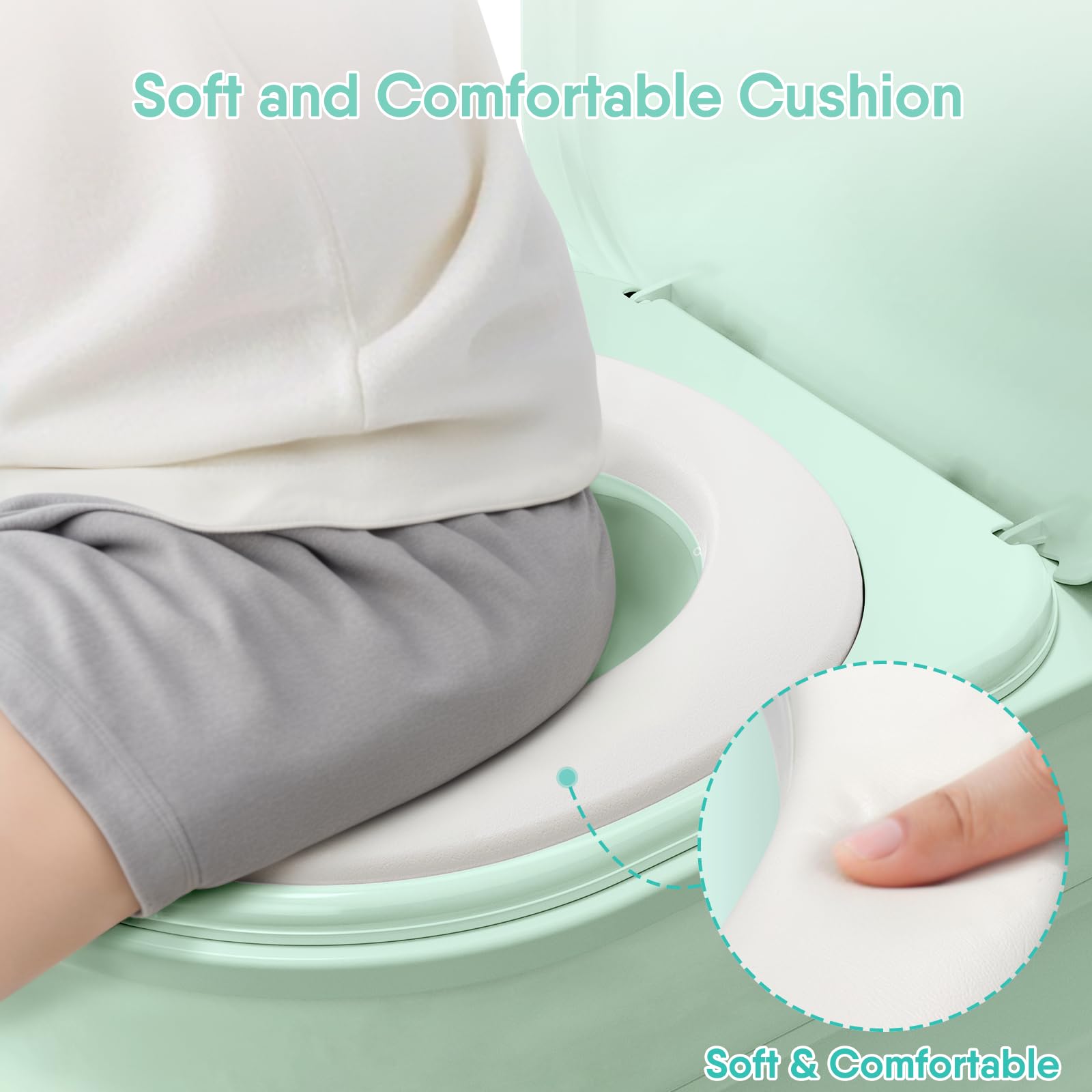 CheerTry 2-in-1 toddler potty toilet paper holder keeps essentials handy