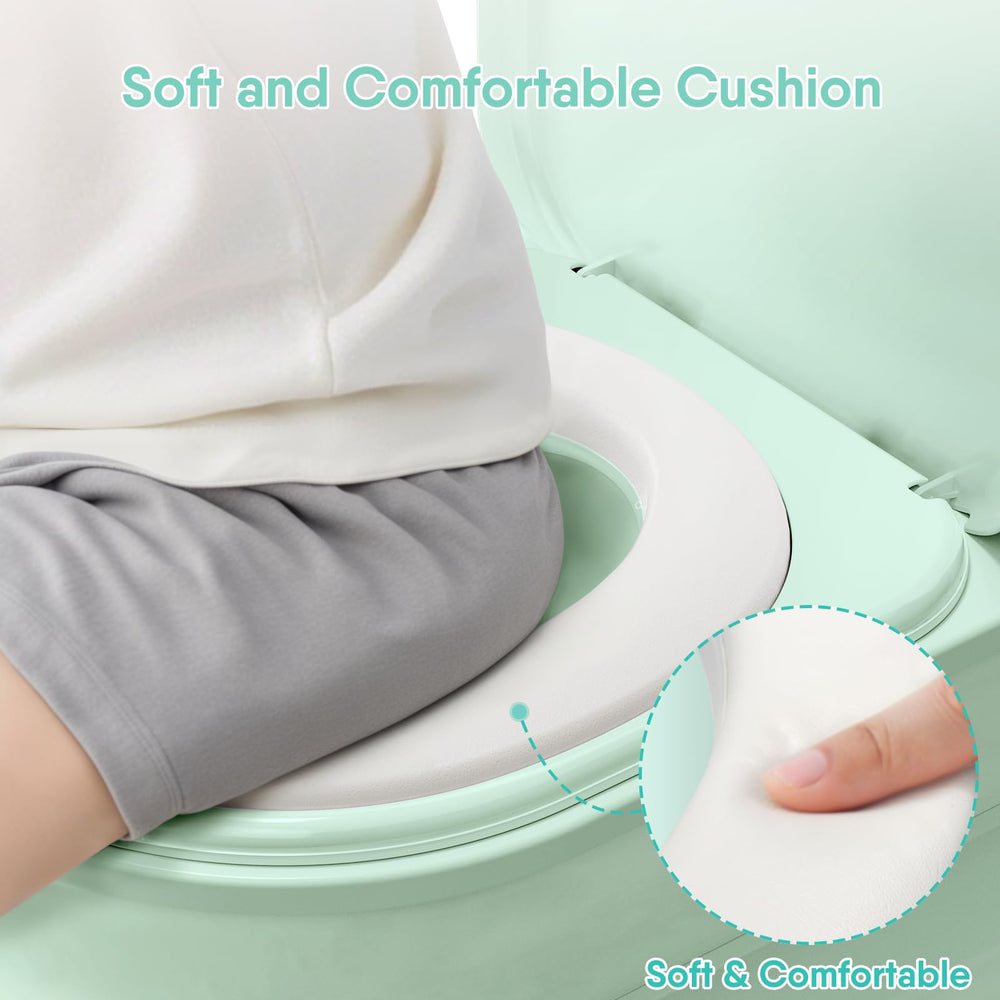 CheerTry 2-in-1 toddler potty toilet paper holder keeps essentials handy