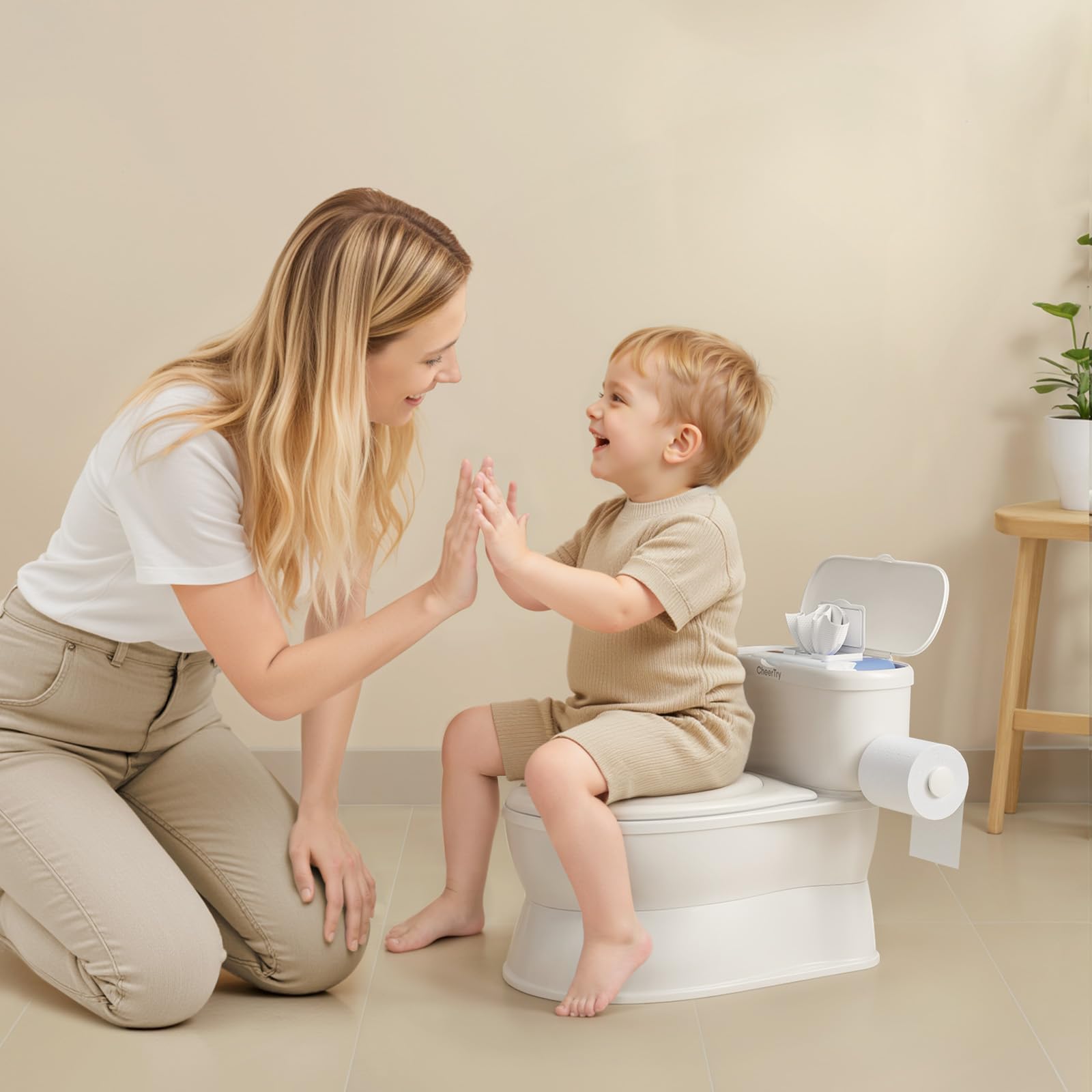 CheerTry potty-kid-use-closeup highlights kid-friendly design and engaging features for toddlers.