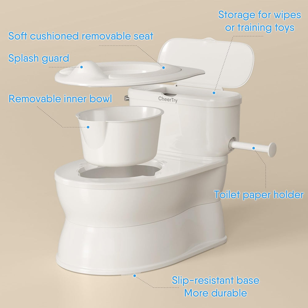 CheerTry potty-side-toilet-paper-holder ensures wipes and paper are within easy reach.