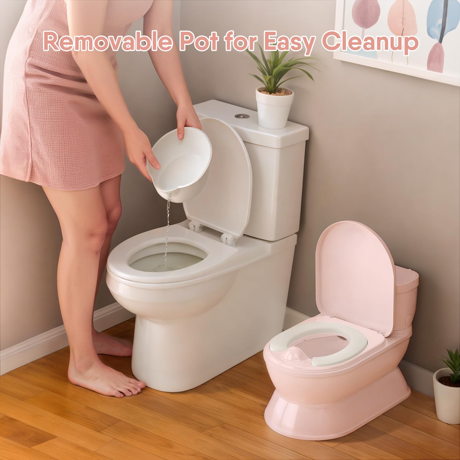 CheerTry removable-soft-seat supports comfortable potty sessions.