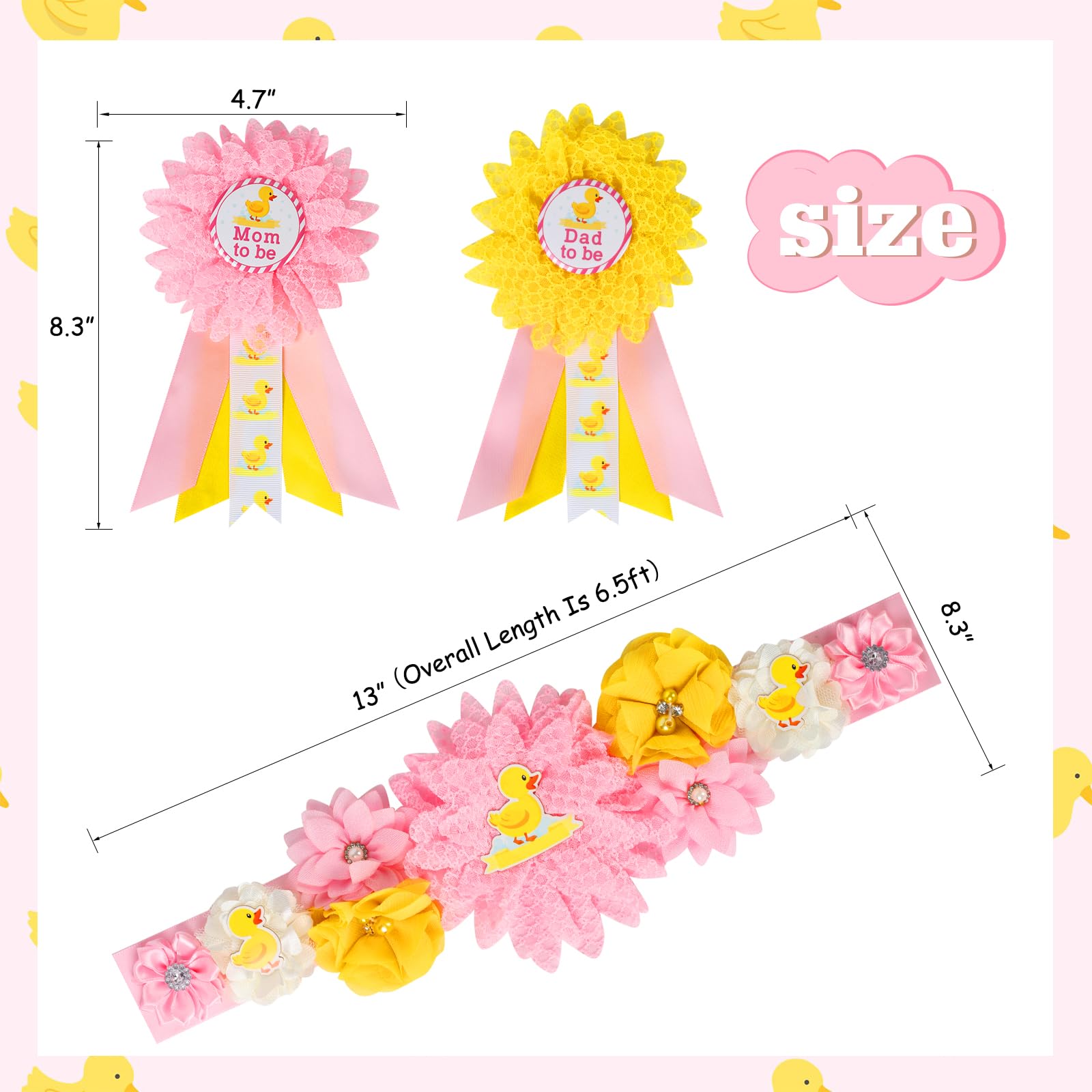 Cheerupp baby shower photo prop duck boosts playful family portraits