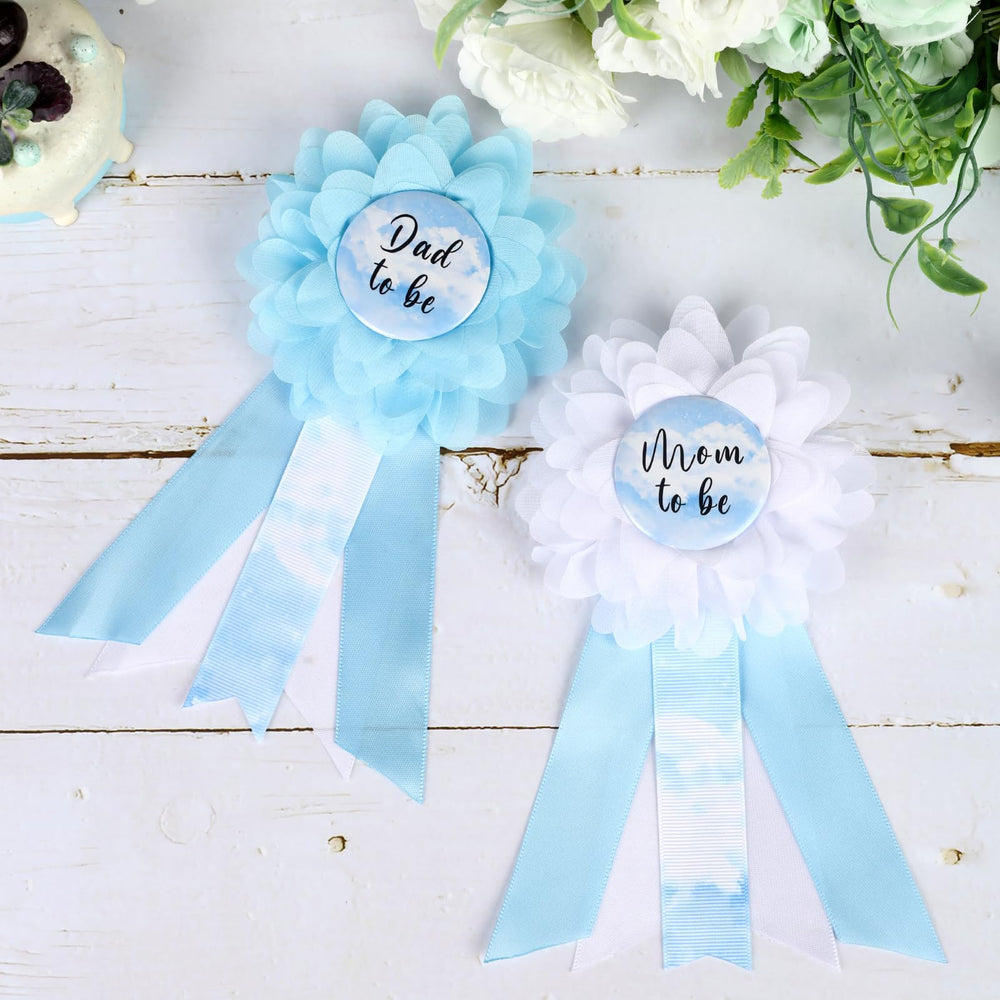 Cheerupp cloud-theme baby shower decor and sash set elevates party visuals.