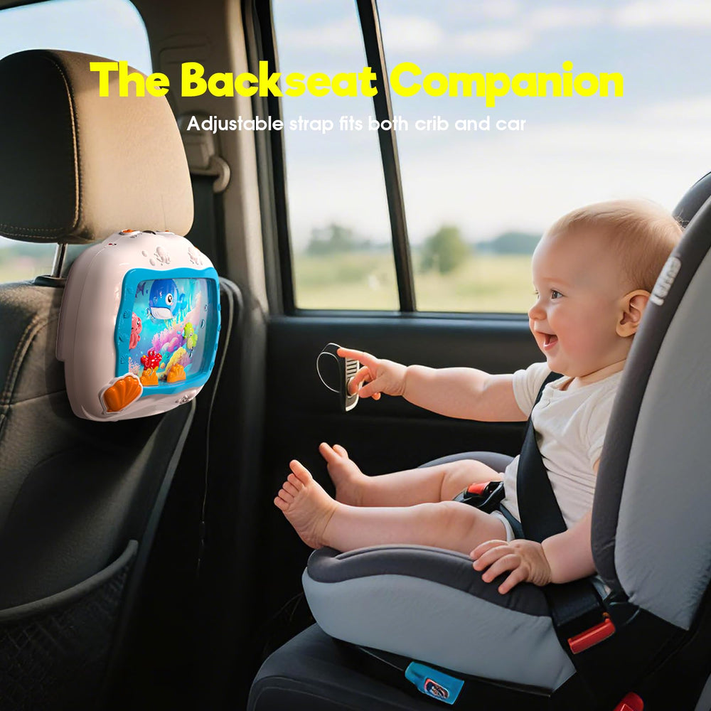 Cheffun Baby Aquarium Toy car-seat setup for mobiles and travel soothing