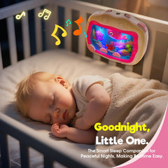Cheffun baby aquarium toy pink soothing lullabies support deeper sleep