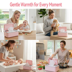 Chefhandy inner heating system highlights even warming of wipes.