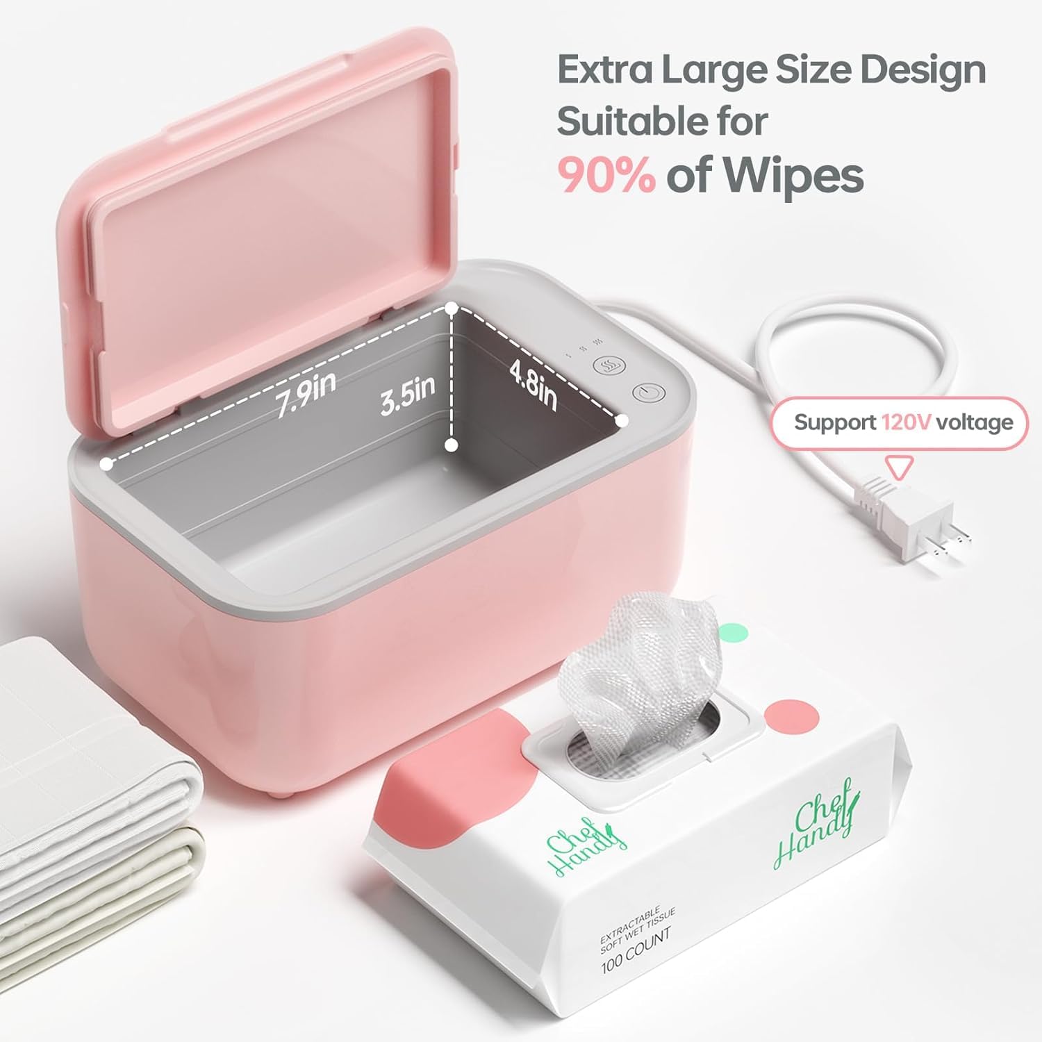 Chefhandy quiet operation captures under-20dB performance during night use.