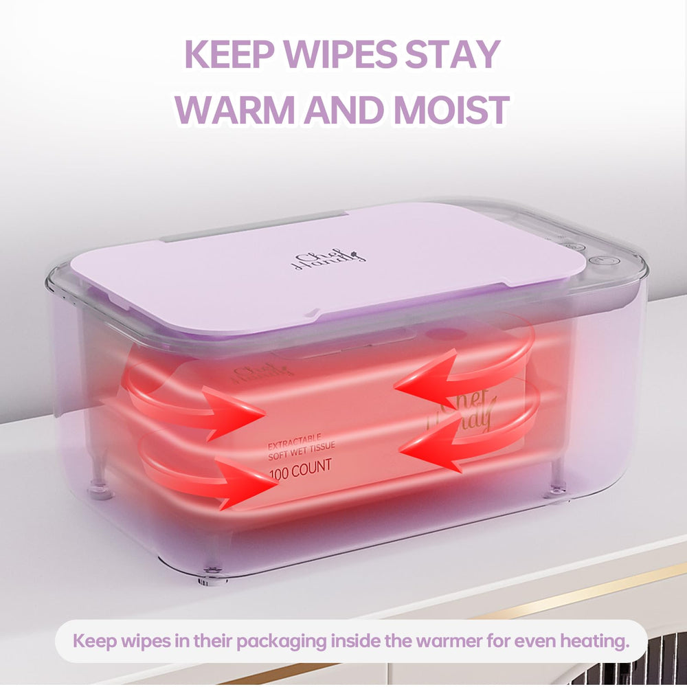 Chefhandy wipe warmer maintains constant temperature for ready warmth