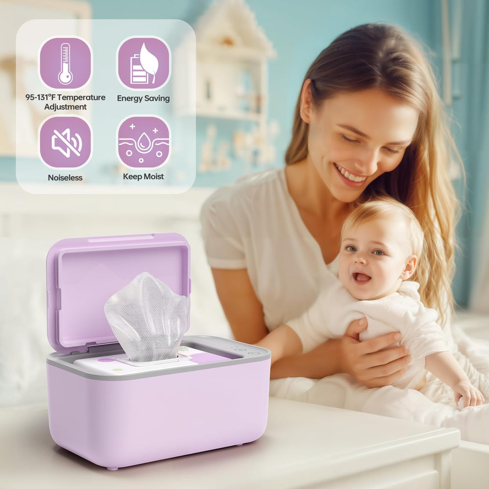 Chefhandy wipe warmer near nursery changing area keeps wipes handy