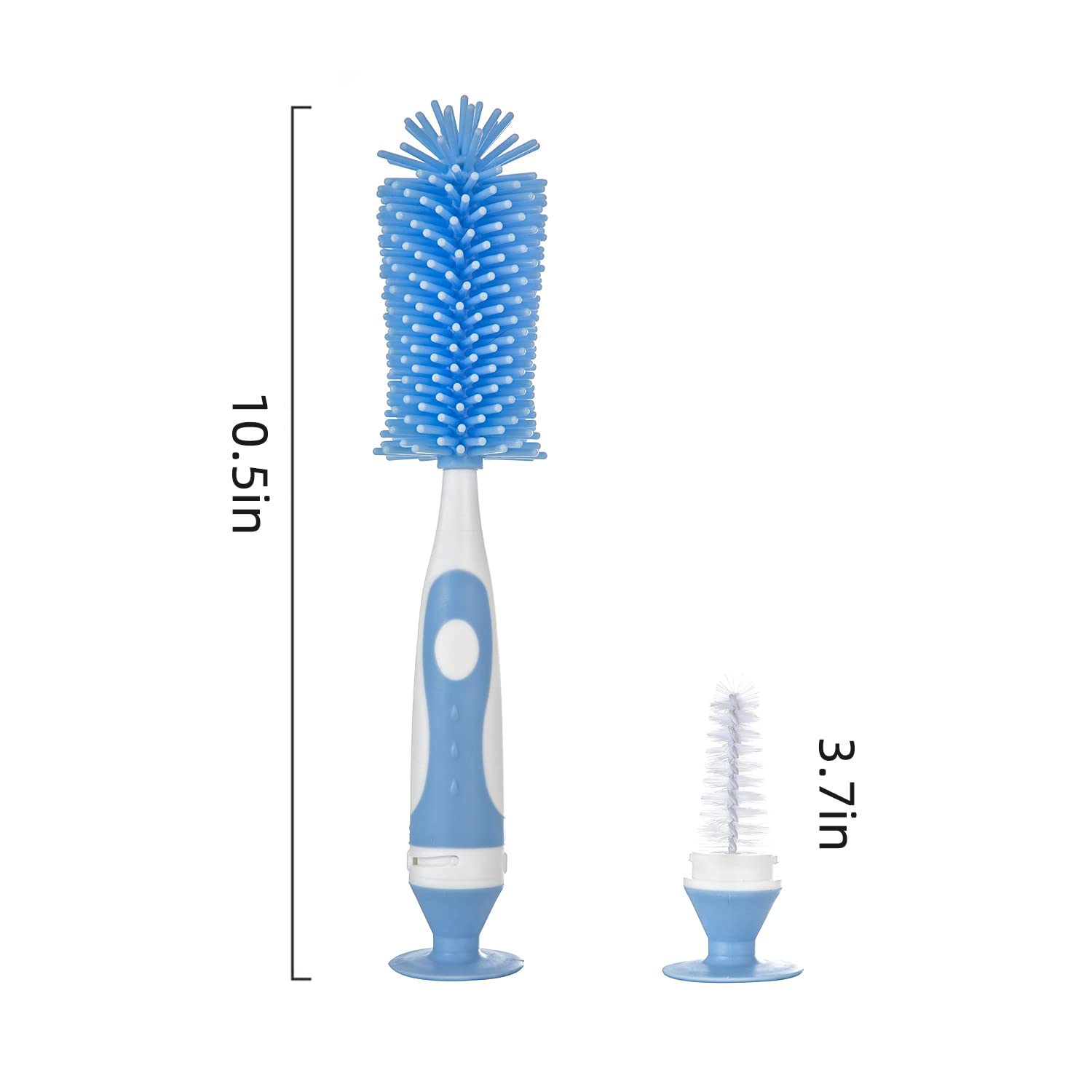 Chemimoso interchangeable brush heads for different scrubbing tasks