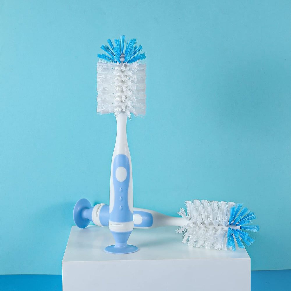 Chemimoso nipple brush base cleans tiny crevices around caps and nipples.