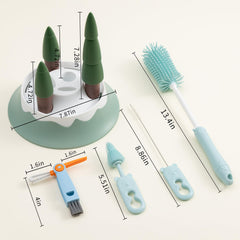 Chemimoso pacifier brush designed for gentle, hygienic cleaning of small parts.