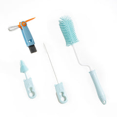 Chemimoso silicone bottle brush with long handle for hard-to-reach bottle interiors.