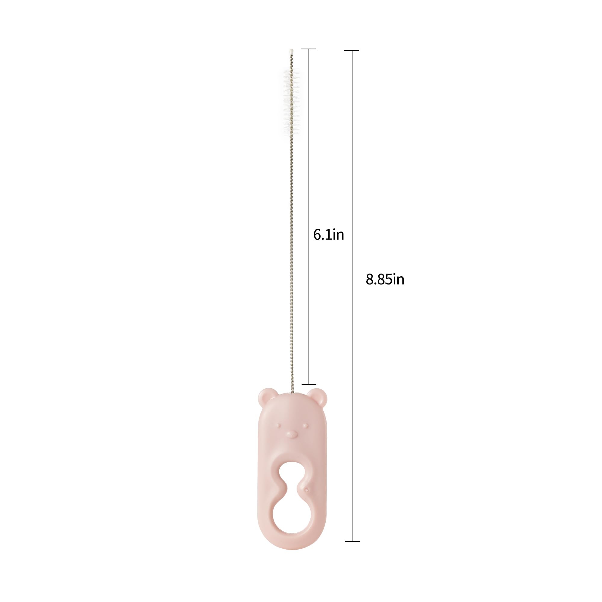 Chemimoso straw brush bristles 0.15mm thicker for thorough scrubbing