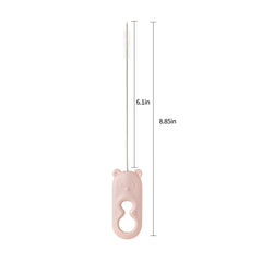 Chemimoso straw brush bristles 0.15mm thicker for thorough scrubbing