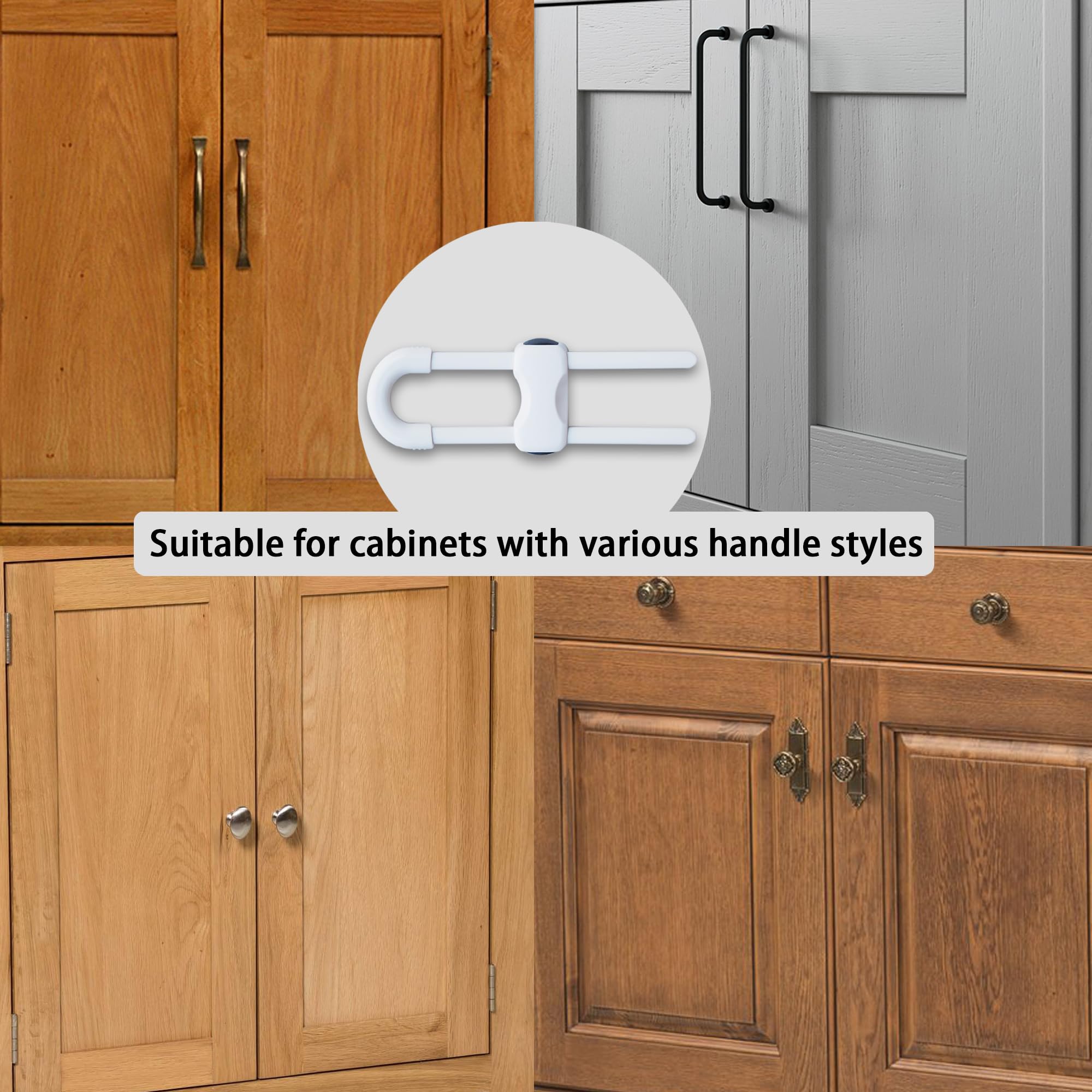 chengcan cabinet locks drawer and cabinet keeps curious kids away from drawers