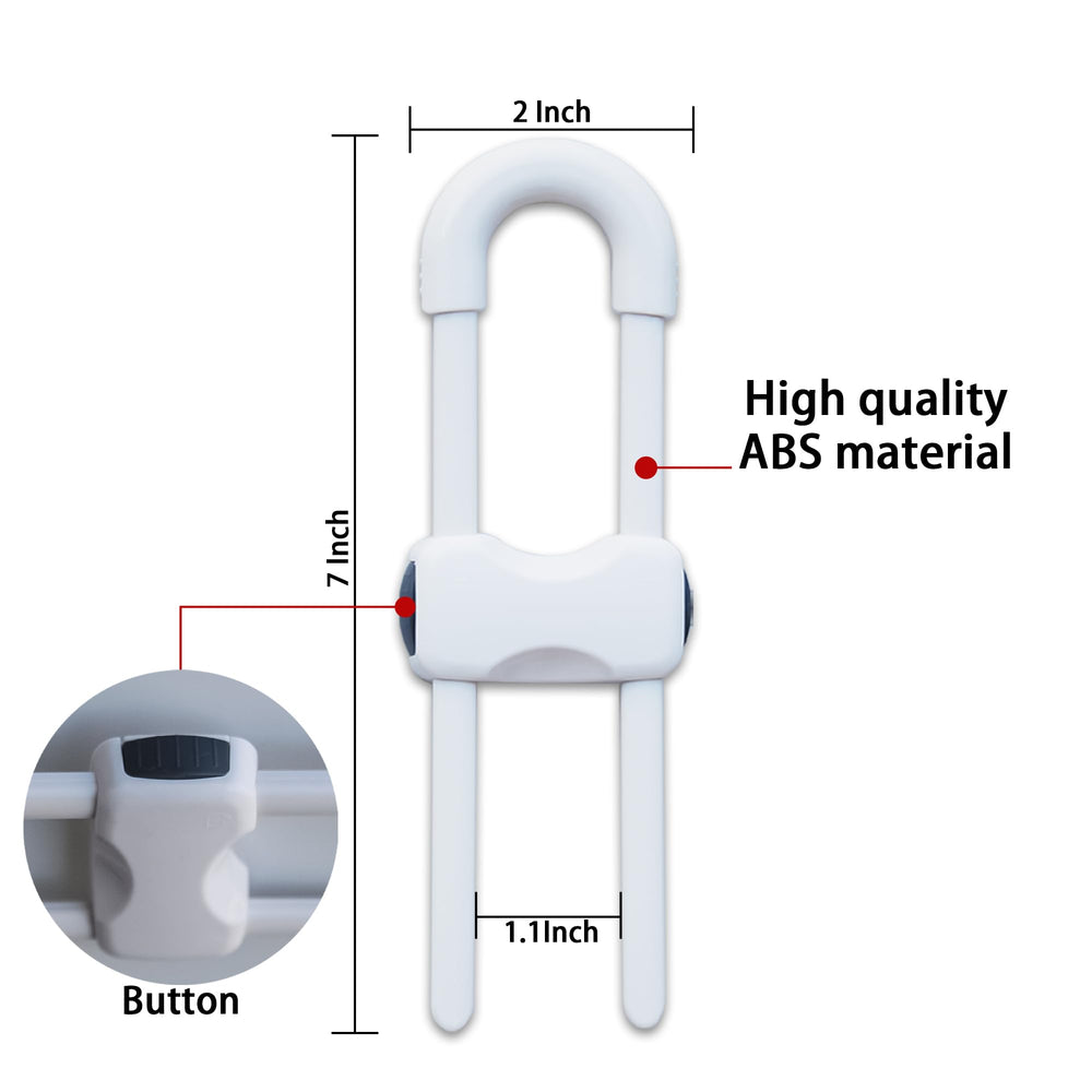 chengcan cabinet locks u-shaped design improves reach and keeps drawers safely closed