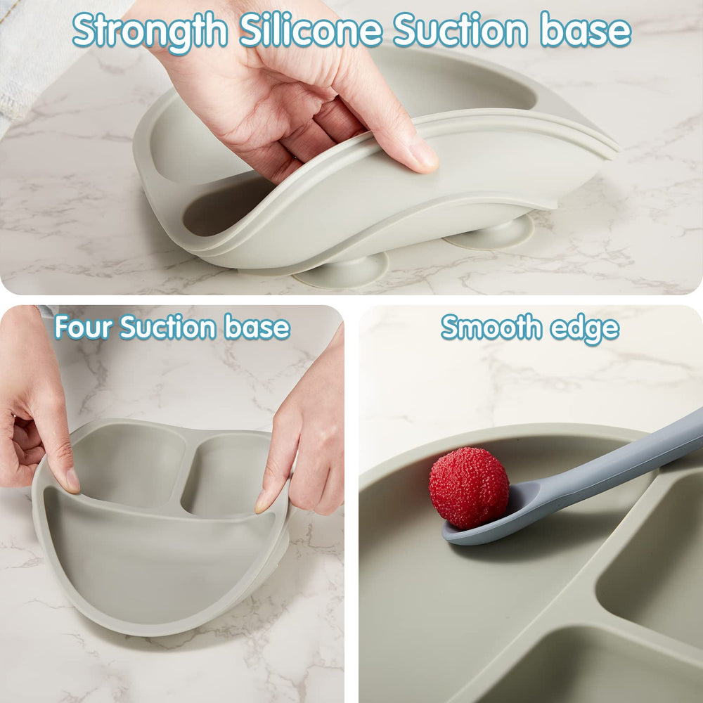 CHENGU baby utensils spoon and fork set for safe feeding