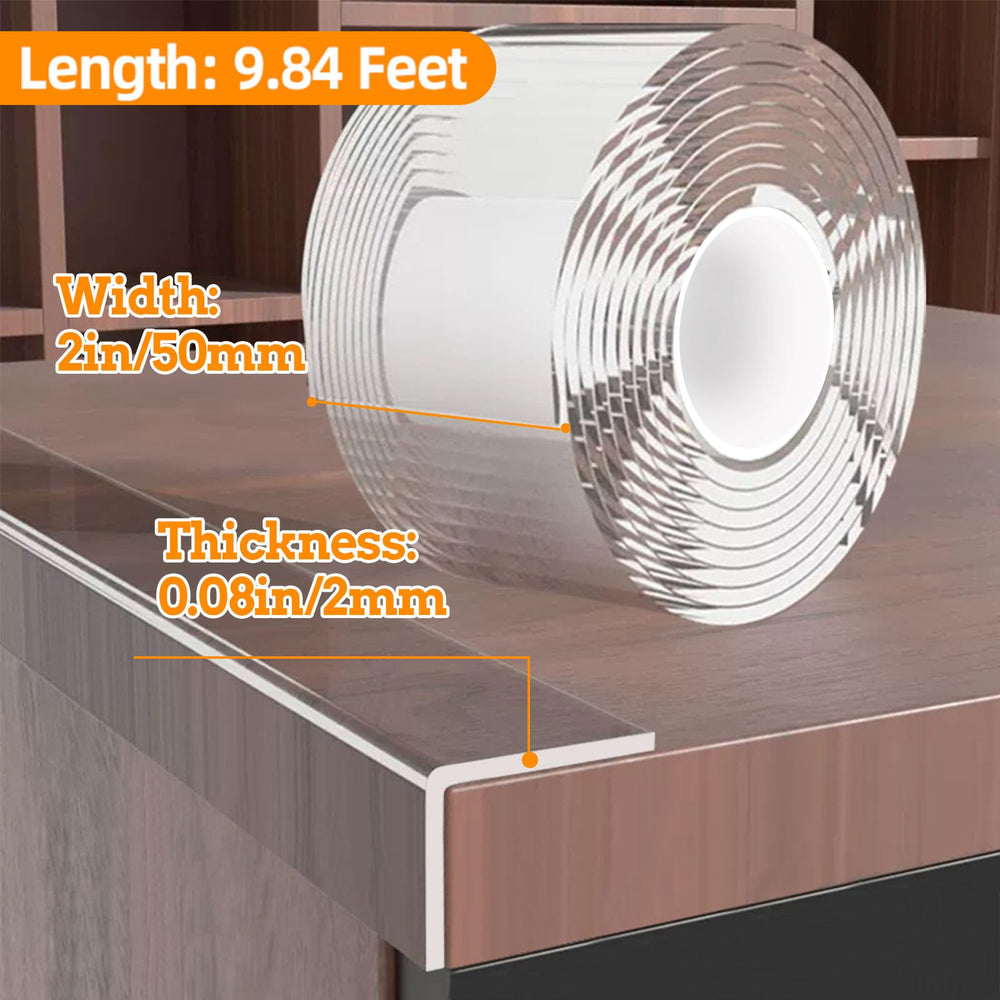 CHENYA soft corner protectors adhesive back application highlighting quick DIY mounting