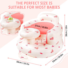 Chepula baby seat built-in air pump enables quick setup
