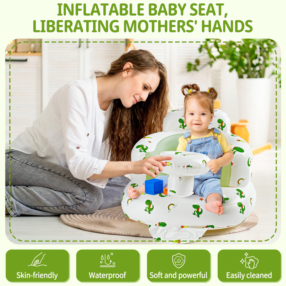 CHEPULA inflatable baby seat folded compact for travel.