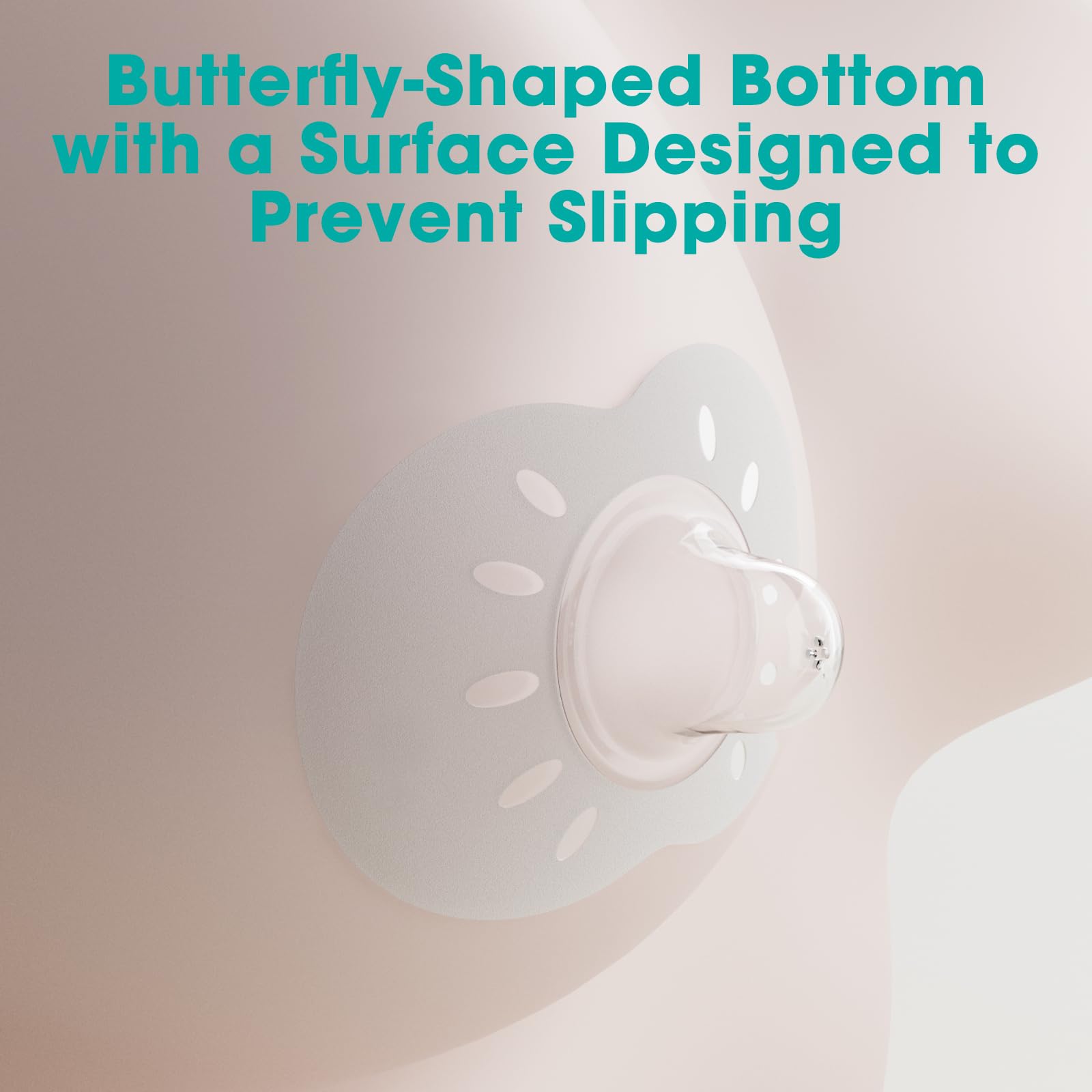 CheriBaby BPA/BPS-free silicone provides a safe-feeling feeding accessory.