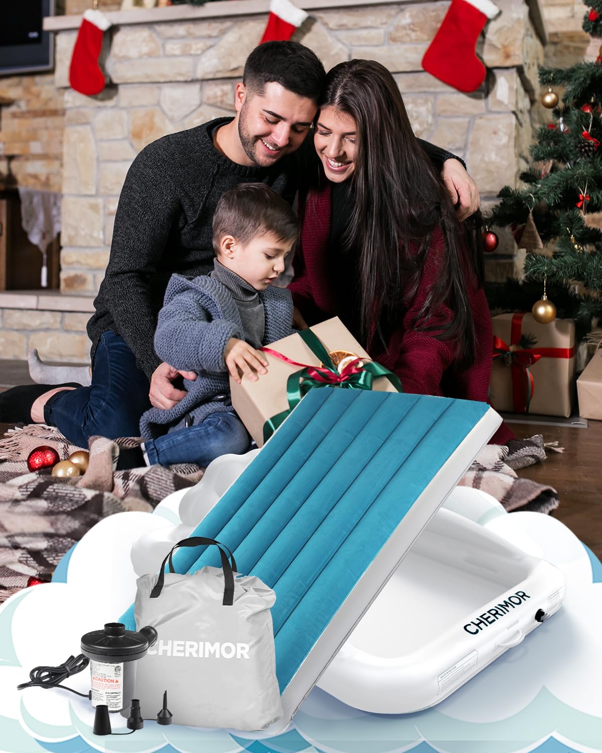 CHERIMOR inflated dimensions 26x51 inches offer compact travel comfort