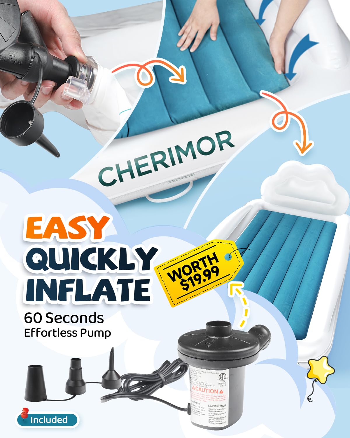 CHERIMOR portable carry bag for easy storage and travel