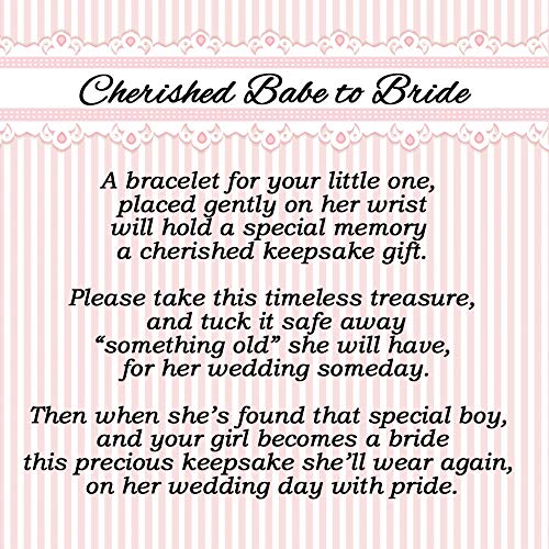 Cherished Moments Babe to Bride cross bracelet cultured-pearls glow with timeless elegance for infant to wedding day