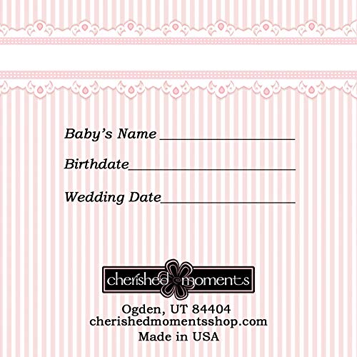 Cherished Moments Babe to Bride cross bracelet extension-chain shows grow-with-me design for lasting wear