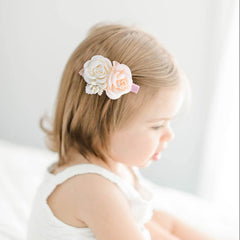 Cherrboll alligator clip with grosgrain — comfortable, durable everyday wear