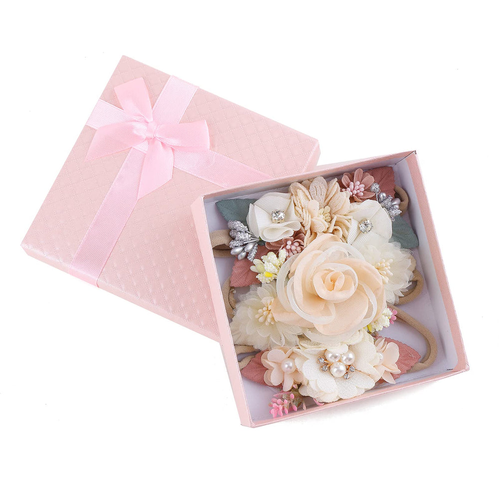 cherrboll baby headbands bundle – perfect for photo props and birthday outfits