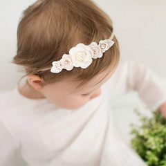 Cherrboll baby headbands elastic fit—won't slip, comfortable wear for all-day use.