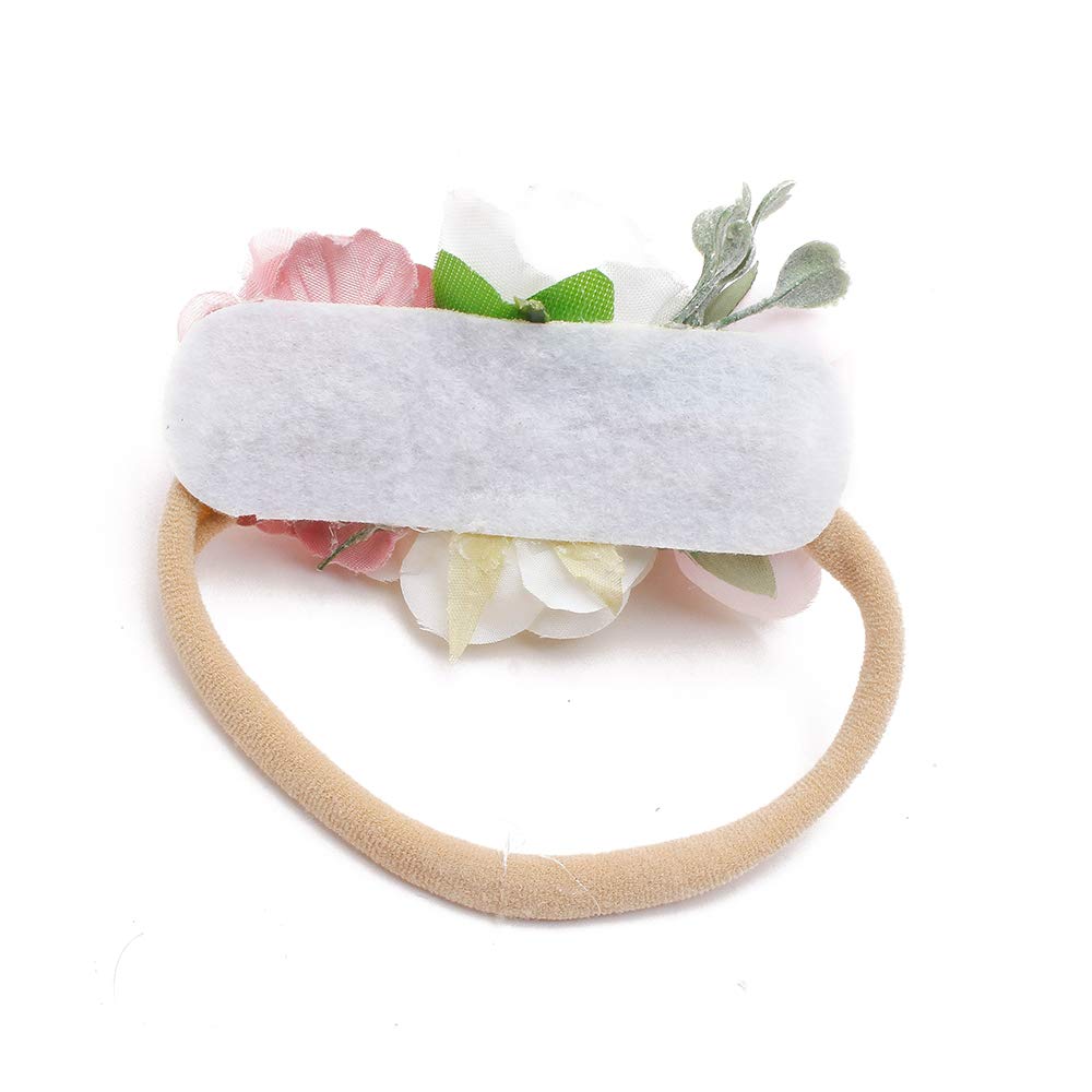 Cherrboll flower headbands crafted with odorless nylon for sensitive skin