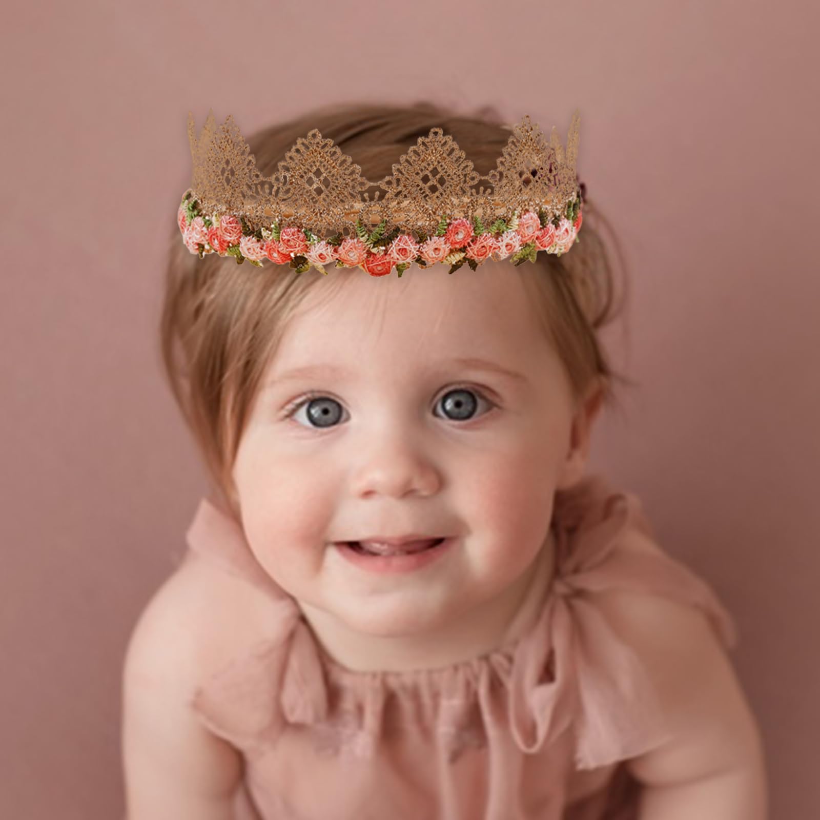 Cherrboll colorful flower headbands set to coordinate outfits.
