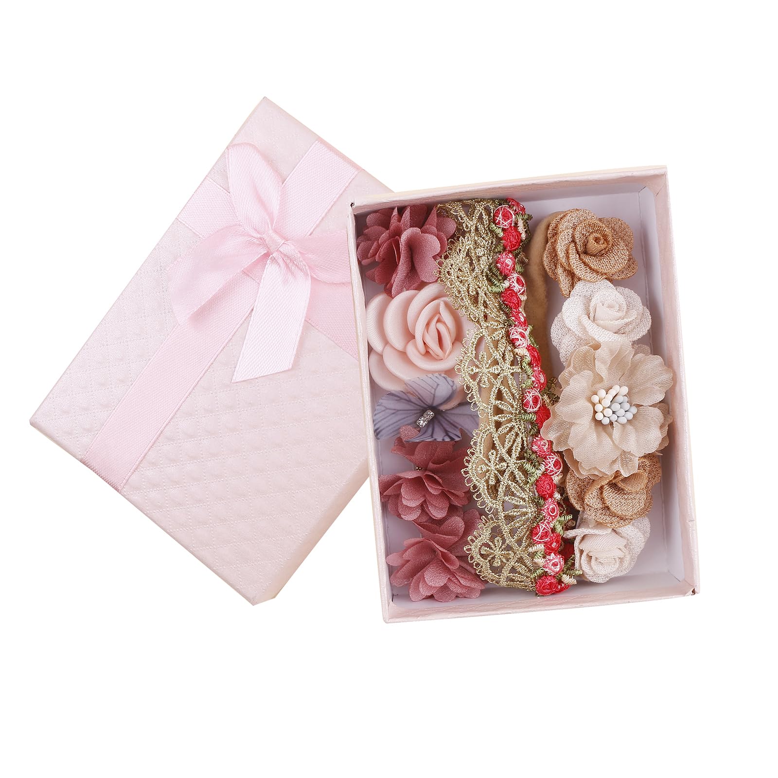 cherrboll floral headbands newborn to toddler with vibrant colors