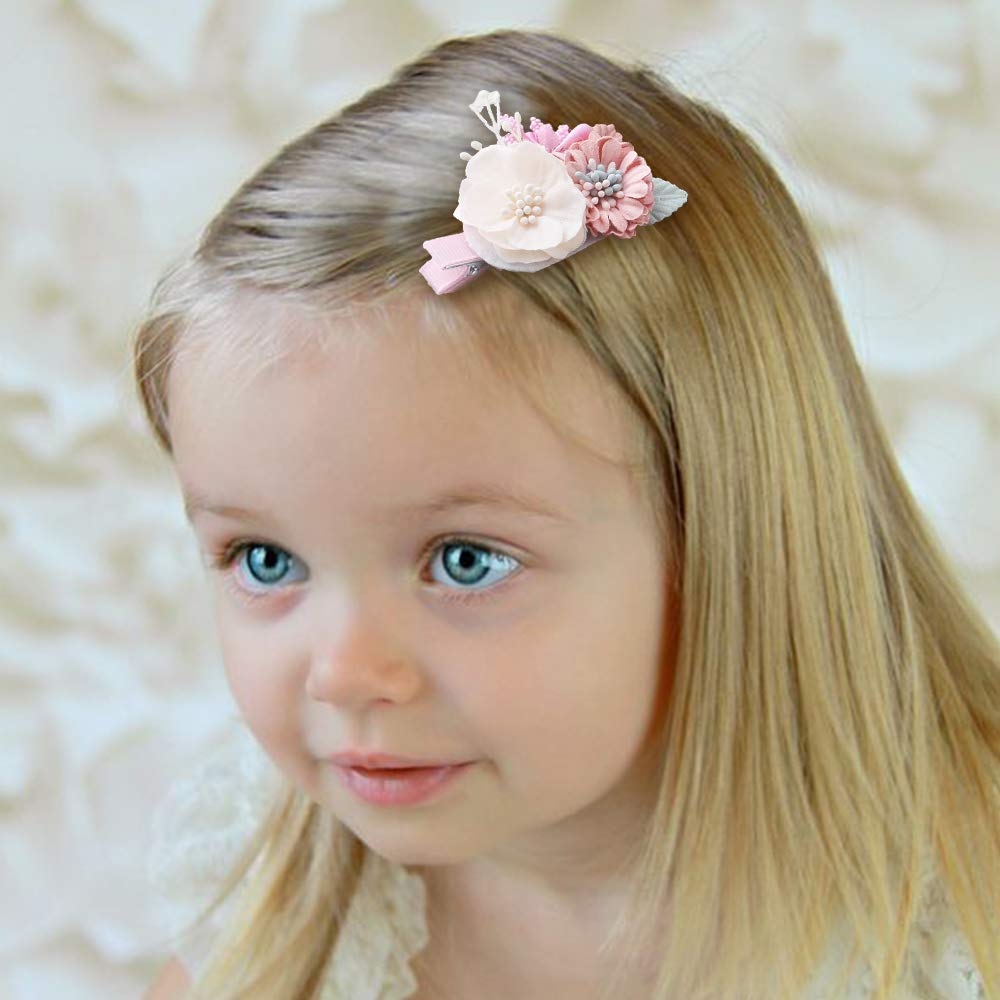 Cherrboll flower clip set lavender with breathable materials suited for photos