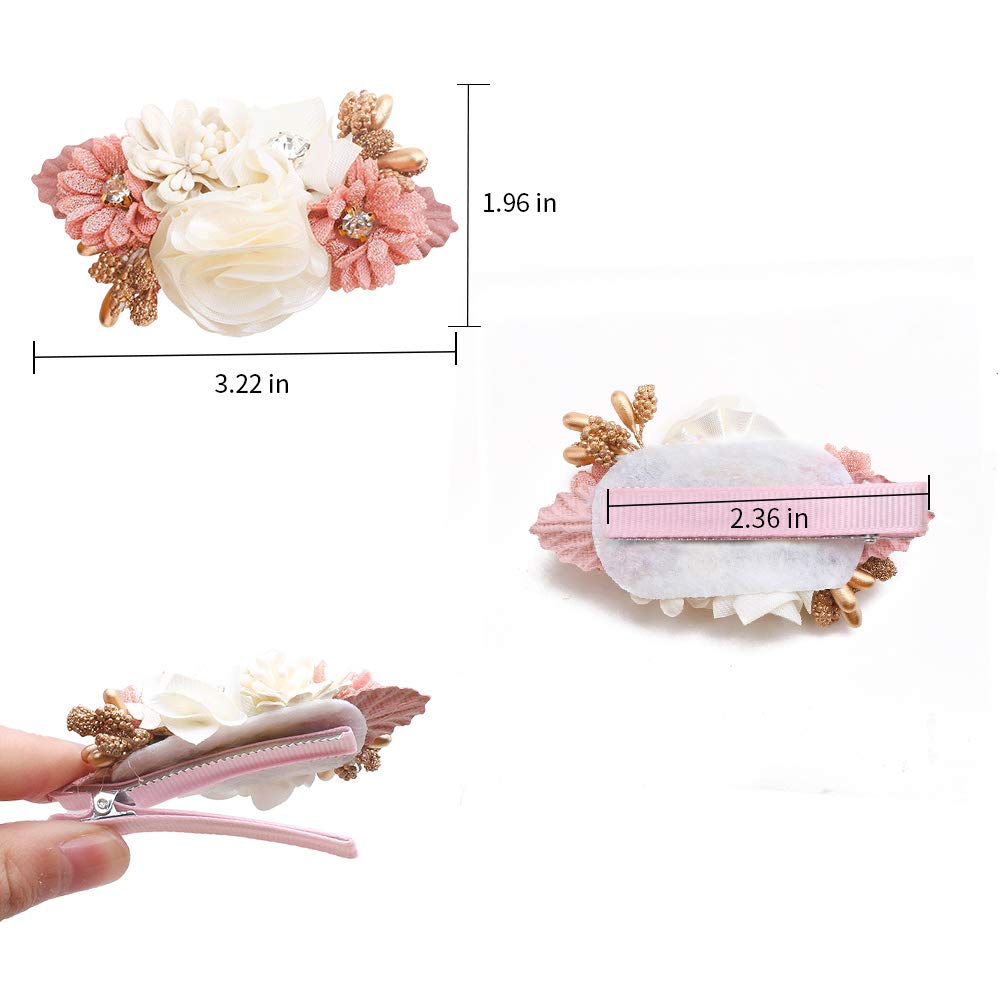 Cherrboll handmade flowers use natural fabrics for soft, flexible wear.